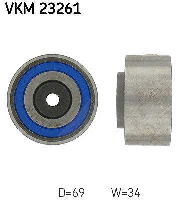 Skf Umlenk-/Führungsrolle, Zahnriemen [Hersteller-Nr. VKM23261] für Jaguar, Peugeot, Citroën, Land Rover