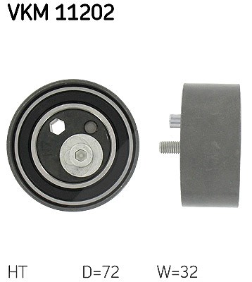 Skf Spannrolle, Zahnriemen [Hersteller-Nr. VKM11202] für Skoda, VW, Audi