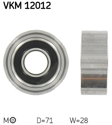 Skf Spannrolle, Zahnriemen [Hersteller-Nr. VKM12012] für Seat, Lancia, Fiat