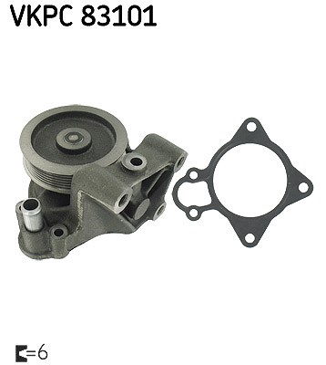 Skf Wasserpumpe [Hersteller-Nr. VKPC83101] für Iveco, Fiat, Citroën, Peugeot