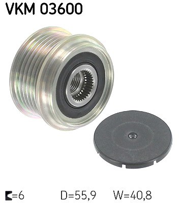 Skf Generatorfreilauf [Hersteller-Nr. VKM03600] für Mitsubishi, Renault, Volvo