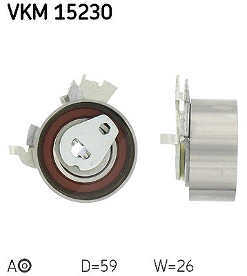 Skf Spannrolle, Zahnriemen [Hersteller-Nr. VKM15230] für Chevrolet, Opel, Daewoo, Vauxhall