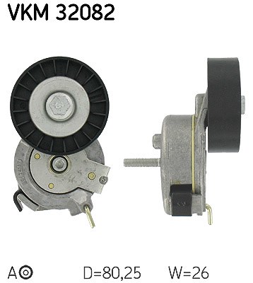 Skf Spannrolle, Keilrippenriemen [Hersteller-Nr. VKM32082] für Alfa Romeo, Lancia