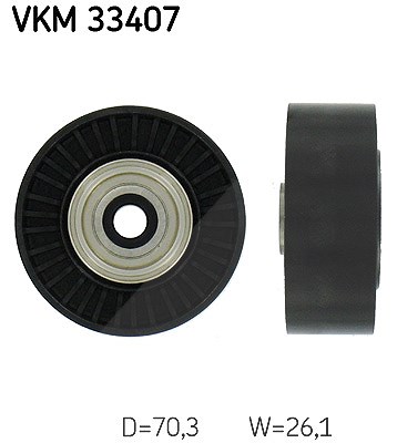 Skf Umlenk-/Führungsrolle, Keilrippenriemen [Hersteller-Nr. VKM33407] für Peugeot, Mitsubishi, Citroën
