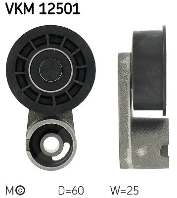 Skf Spannrolle, Zahnriemen [Hersteller-Nr. VKM12501] für Alfa Romeo