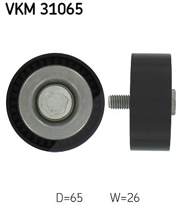 Skf Umlenk-/Führungsrolle, Keilrippenriemen [Hersteller-Nr. VKM31065] für VW, Skoda, Audi
