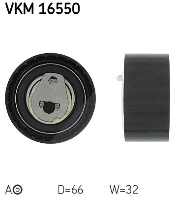 Skf Spannrolle, Zahnriemen [Hersteller-Nr. VKM16550] für Vauxhall, Nissan, Renault, Opel