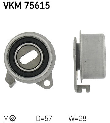 Skf Spannrolle, Zahnriemen [Hersteller-Nr. VKM75615] für Mitsubishi