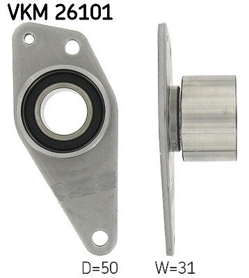 Skf Umlenk-/Führungsrolle, Zahnriemen [Hersteller-Nr. VKM26101] für Opel, Vauxhall, Volvo, Mitsubishi, Renault
