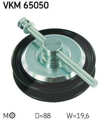 Skf Spannrolle, Keilriemen [Hersteller-Nr. VKM65050] für Mitsubishi