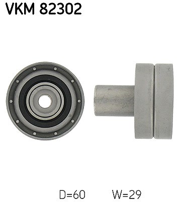 Skf Umlenk-/Führungsrolle, Zahnriemen [Hersteller-Nr. VKM82302] für Nissan