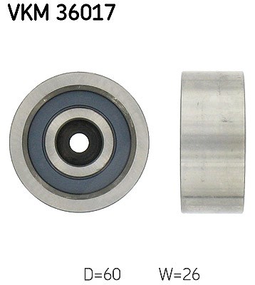 Skf Umlenk-/Führungsrolle, Keilrippenriemen [Hersteller-Nr. VKM36017] für Vauxhall, Opel, Renault