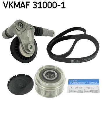 Skf Keilrippenriemensatz [Hersteller-Nr. VKMAF31000-1] für Audi, VW, Skoda