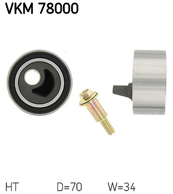 Skf Spannrolle, Zahnriemen [Hersteller-Nr. VKM78000] für Subaru