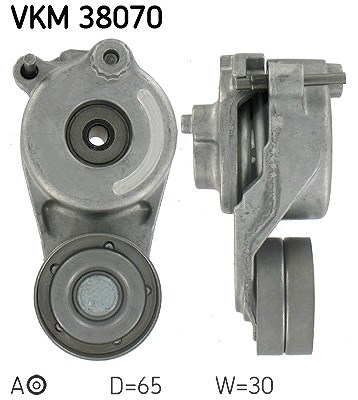 Skf Spannrolle, Keilrippenriemen [Hersteller-Nr. VKM38070] für Mercedes-Benz, Jeep, Chrysler
