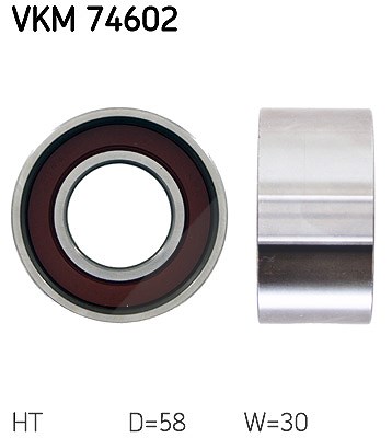 Skf Spannrolle, Zahnriemen [Hersteller-Nr. VKM74602] für Mazda
