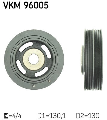 Skf Riemenscheibe, Kurbelwelle [Hersteller-Nr. VKM96005] für Chevrolet