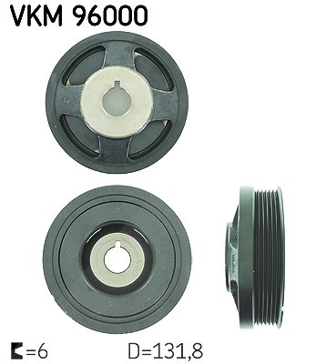 Skf Riemenscheibe, Kurbelwelle [Hersteller-Nr. VKM96000] für Chevrolet, Daewoo