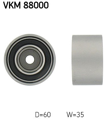 Skf Umlenk-/Führungsrolle, Zahnriemen [Hersteller-Nr. VKM88000] für Subaru