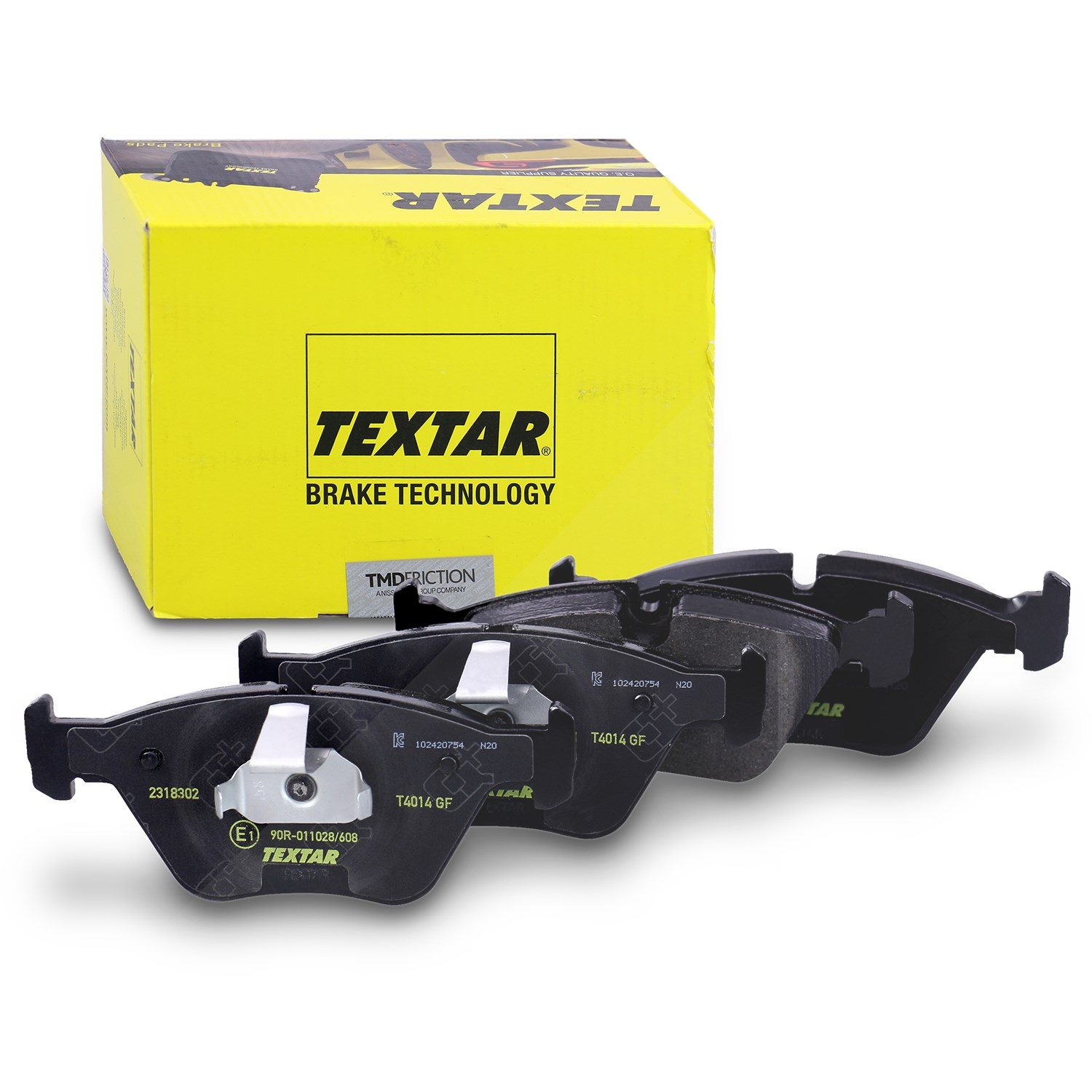 Textar Bremsbelagsatz vorne [Hersteller-Nr. 2318302] für BMW, Mg, Wiesmann, Rover