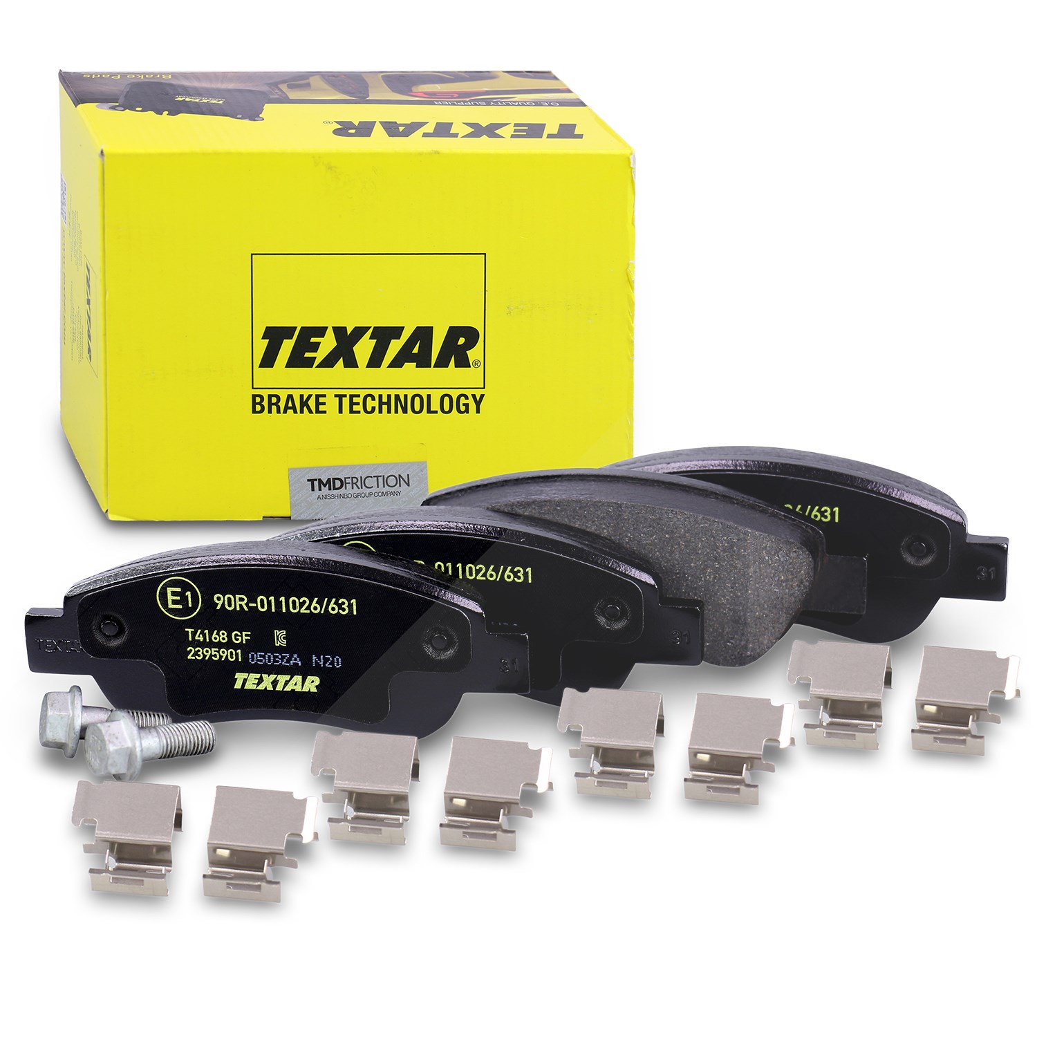 Textar Bremsbelagsatz vorne [Hersteller-Nr. 2395901] für Citroën, Peugeot, Toyota