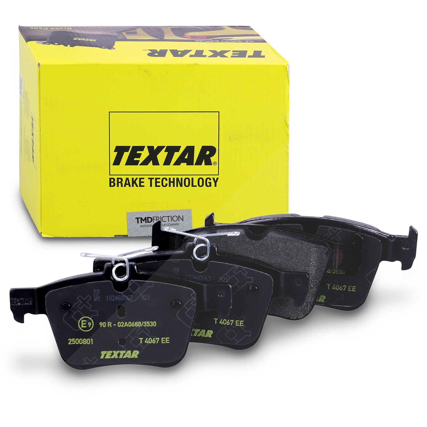 Textar Bremsbelagsatz hinten [Hersteller-Nr. 2500801] für Cupra, Seat, Audi, Skoda, VW