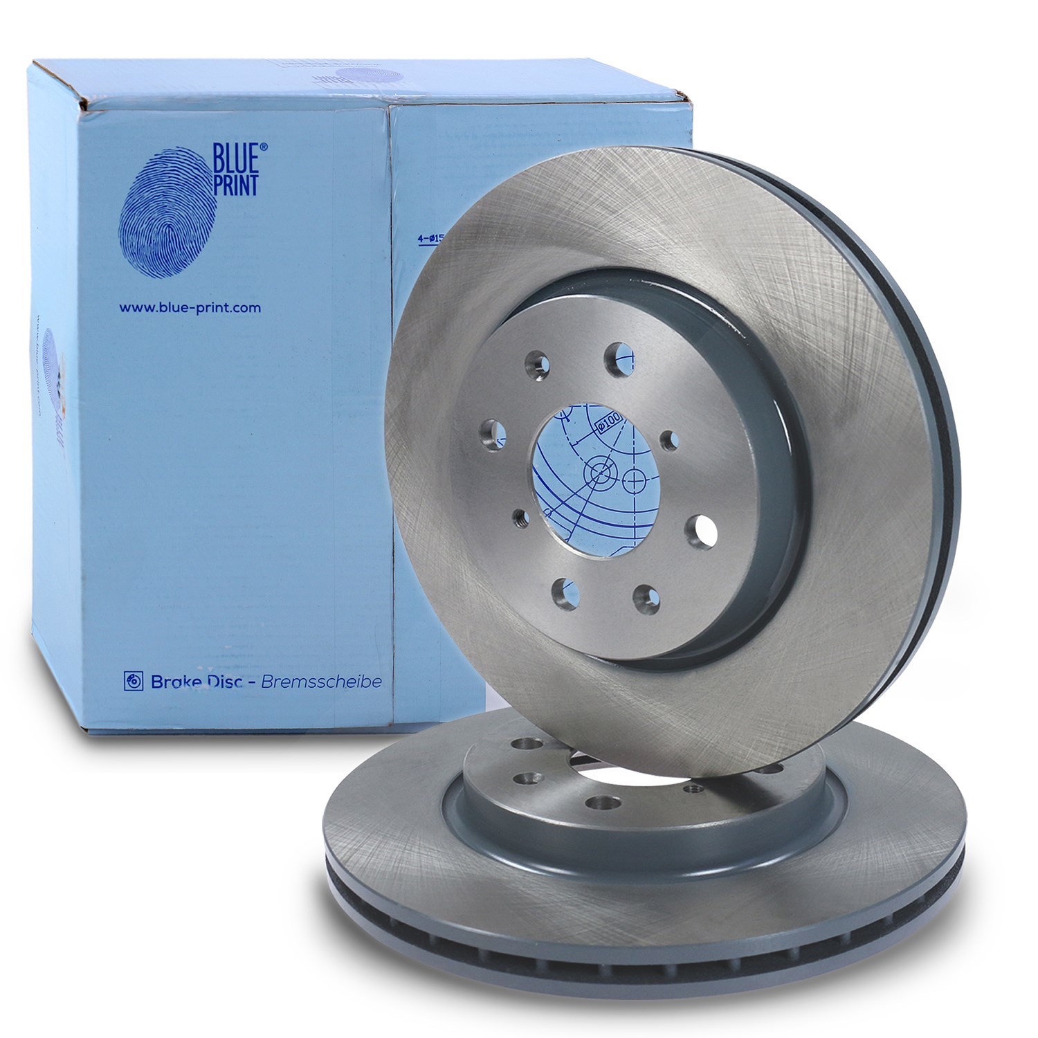Blue Print Bremsscheibe [Hersteller-Nr. ADK84338] für Suzuki