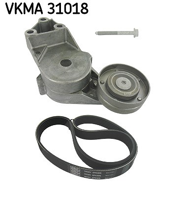 Skf Keilrippenriemensatz [Hersteller-Nr. VKMA31018] für VW, Skoda, Seat
