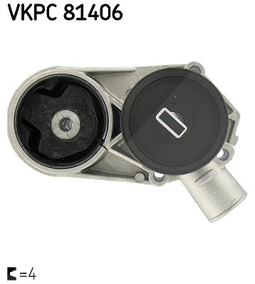 Skf Wasserpumpe [Hersteller-Nr. VKPC81406] für Skoda
