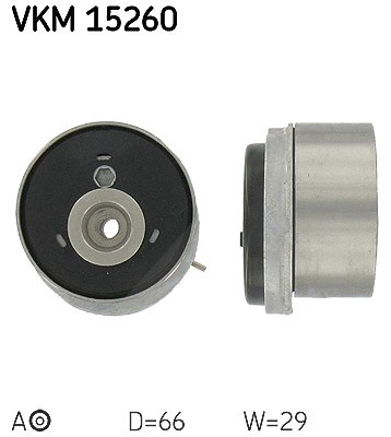 Skf Spannrolle, Zahnriemen [Hersteller-Nr. VKM15260] für Chevrolet, Vauxhall, Fiat, Alfa Romeo, Opel, Saab