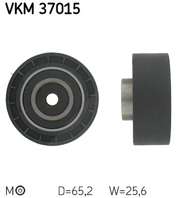 Skf Spannrolle, Keilrippenriemen [Hersteller-Nr. VKM37015] für Lotus, Mg, Rover