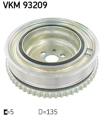 Skf Riemenscheibe, Kurbelwelle [Hersteller-Nr. VKM93209] für Fiat, Lancia, Chrysler, Alfa Romeo, Jeep, Abarth