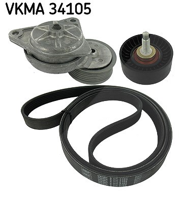 Skf Keilrippenriemensatz [Hersteller-Nr. VKMA34105] für Ford, Mazda