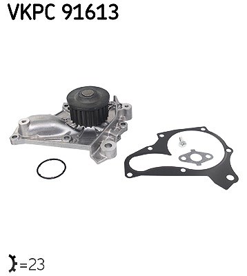 Skf Wasserpumpe [Hersteller-Nr. VKPC91613] für Toyota