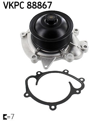 Skf Wasserpumpe [Hersteller-Nr. VKPC88867] für Jeep, Mercedes-Benz, Chrysler