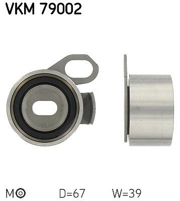 Skf Spannrolle, Zahnriemen [Hersteller-Nr. VKM79002] für Isuzu, Vauxhall, Opel