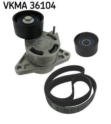 Skf Keilrippenriemensatz [Hersteller-Nr. VKMA36104] für Vauxhall, Opel, Renault