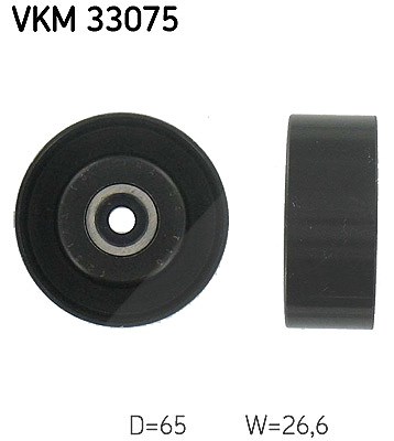 Skf Umlenk-/Führungsrolle, Keilrippenriemen [Hersteller-Nr. VKM33075] für Peugeot, Fiat, Renault, Lancia, Citroën