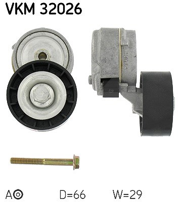 Skf Spannrolle, Keilrippenriemen [Hersteller-Nr. VKM32026] für Alfa Romeo, Lancia, Fiat