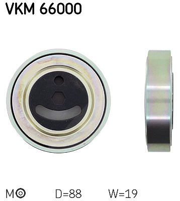 Skf Spannrolle, Keilrippenriemen [Hersteller-Nr. VKM66000] für Suzuki