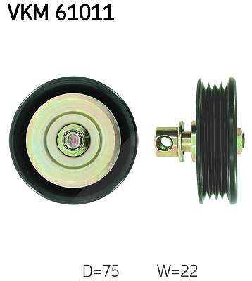 Skf Umlenk-/Führungsrolle, Keilrippenriemen [Hersteller-Nr. VKM61011] für Toyota