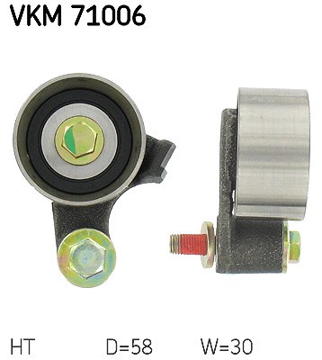 Skf Spannrolle, Zahnriemen [Hersteller-Nr. VKM71006] für Toyota