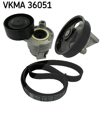 Skf Keilrippenriemensatz [Hersteller-Nr. VKMA36051] für Nissan, Dacia, Renault