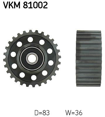 Skf Umlenk-/Führungsrolle, Zahnriemen [Hersteller-Nr. VKM81002] für Toyota, VW
