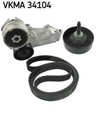 Skf Keilrippenriemensatz [Hersteller-Nr. VKMA34104] für Ford