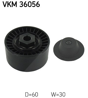 Skf Spannrolle, Keilrippenriemen [Hersteller-Nr. VKM36056] für Renault
