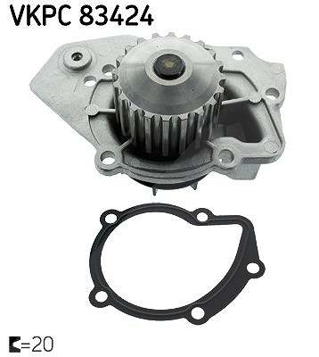 Skf Wasserpumpe [Hersteller-Nr. VKPC83424] für Talbot, Lada, Peugeot, Rover, Citroën
