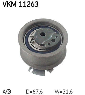 Skf Spannrolle, Zahnriemen [Hersteller-Nr. VKM11263] für Audi, Seat, Skoda, VW