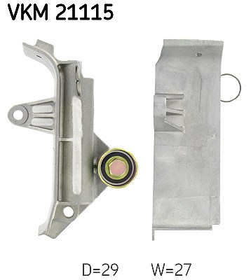 Skf Umlenk-/Führungsrolle, Zahnriemen [Hersteller-Nr. VKM21115] für Audi, VW, Seat, Skoda