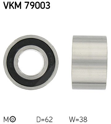 Skf Spannrolle, Zahnriemen [Hersteller-Nr. VKM79003] für Isuzu, Opel